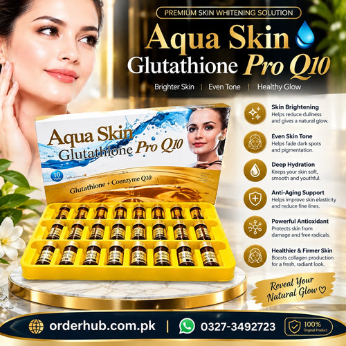 Aqua Skin Glutathione – Skin Brightening and Antioxidant Support Supplement for a Radiant-Looking Complexion