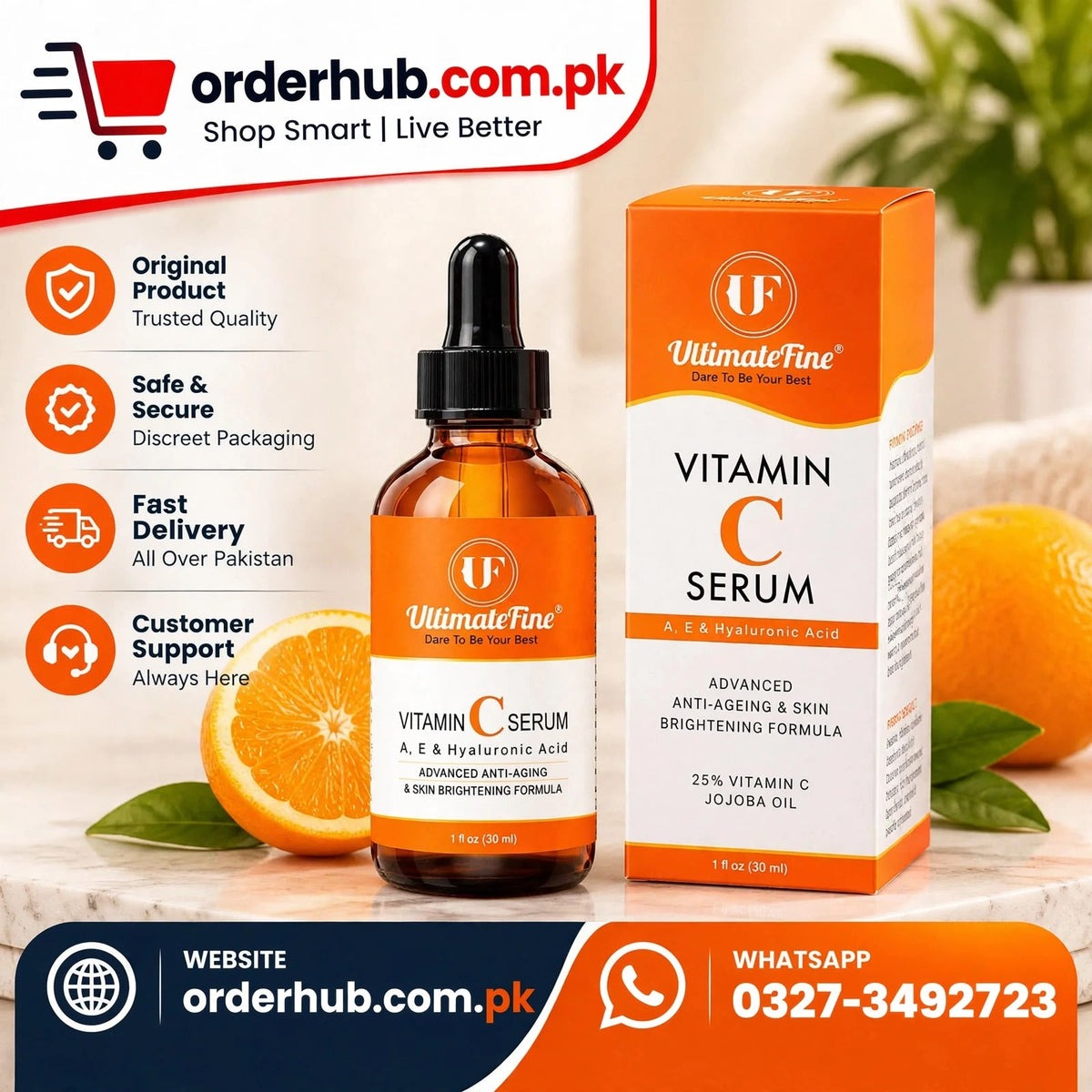Advanced Vitamin C Facial Serum for Bright & Radiant Skin