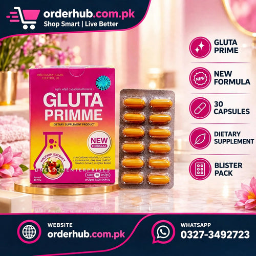 Gluta Primme Capsules in Pakistan – Glutathione Skin Brightening & Antioxidant Support