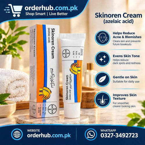 Skinoren Cream (Azelaic Acid) in Pakistan – Acne, Blemishes & Uneven Skin Tone Care