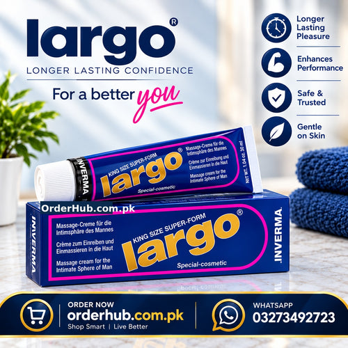 Largo Cream in Pakistan – Male Enhancement, Timing & Performance Delay Cream for Men